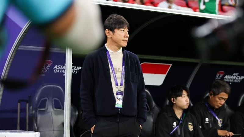 HLV Shin Tae-yong khẳng định bóng đá Indonesia đã vượt mặt Việt Nam.